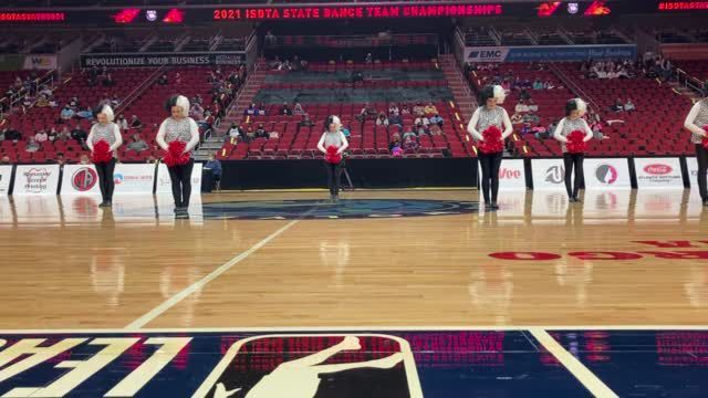 WATCH NOW: Wapello begins its Pom routine Tuesday, Nov. 17, 2020, at the ISDTA State Dance Team & Solo Championships in Des Moines.